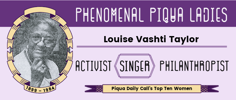 Phenomenal Piqua Ladies Louise Vashti Taylor