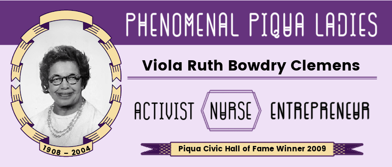 Phenomenal Piqua Ladies Viola Clemens