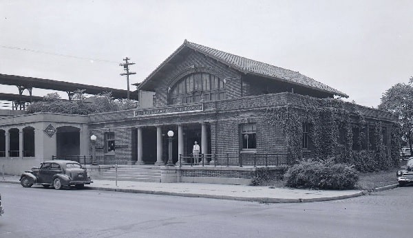 Pennsylvania Rail Road Station c. 1955